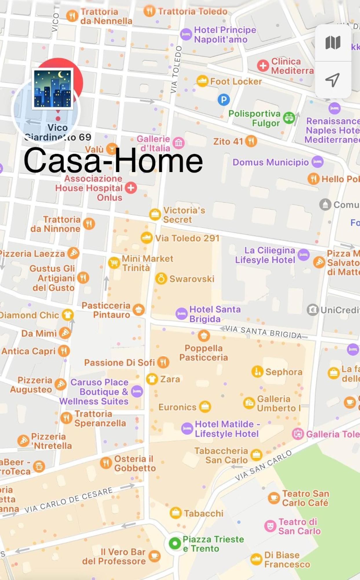 Апартаменты La Casa Di Sarah Aspetta Voi Неаполь Экстерьер фото